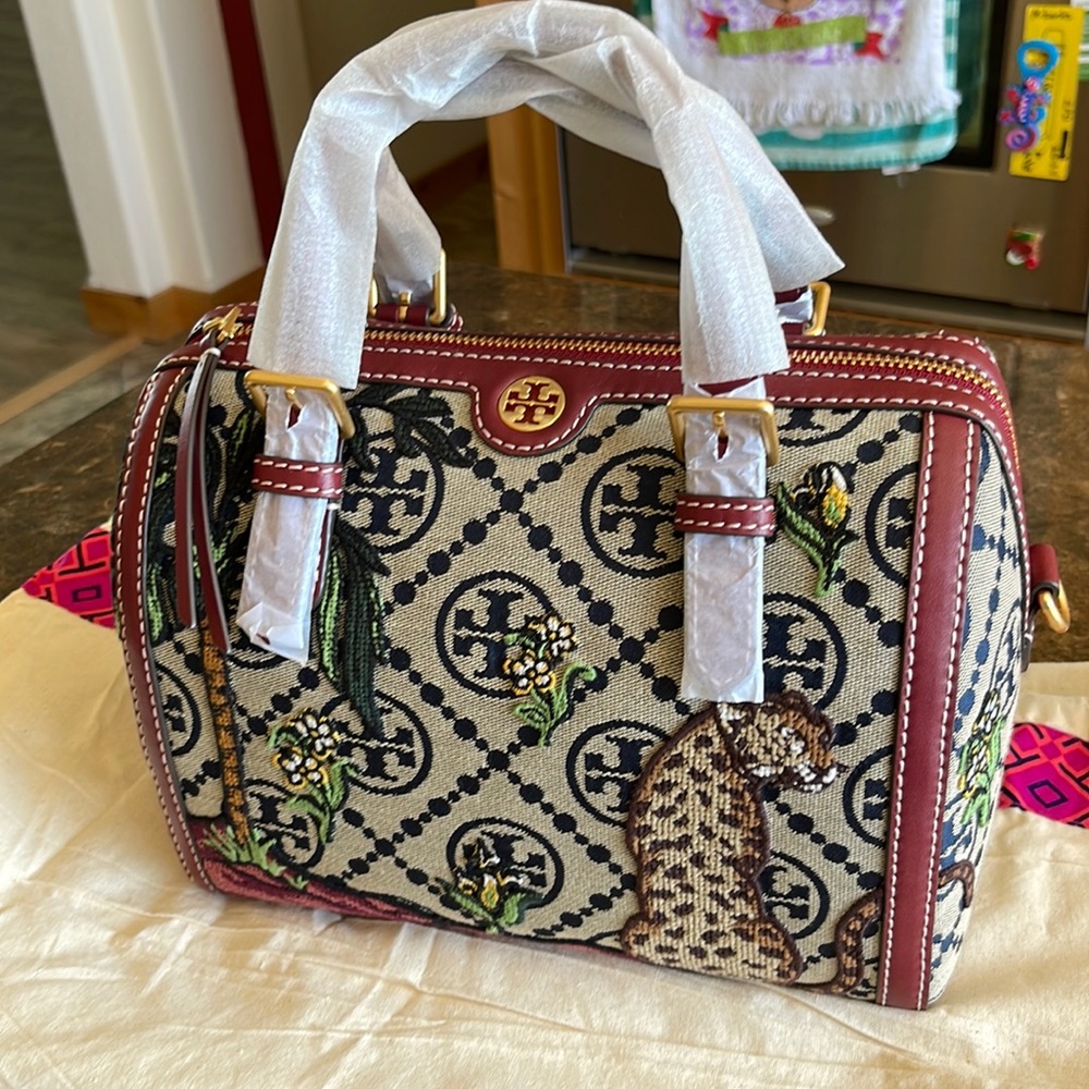 Tory Burch T monogram jacquard